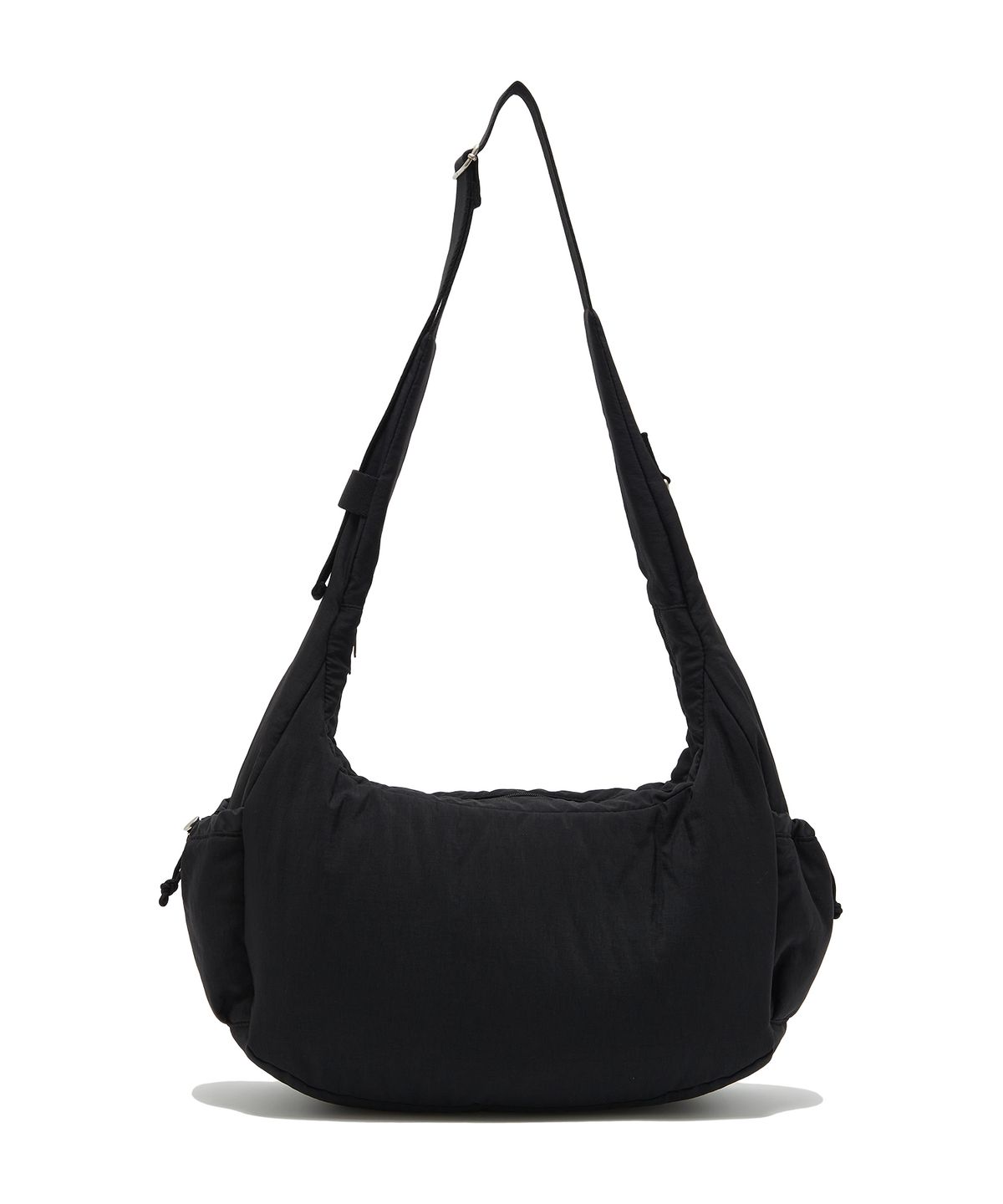피스메이커(PIECE MAKER) MULTI POCKET CUSHION CROSS BAG (BLACK)