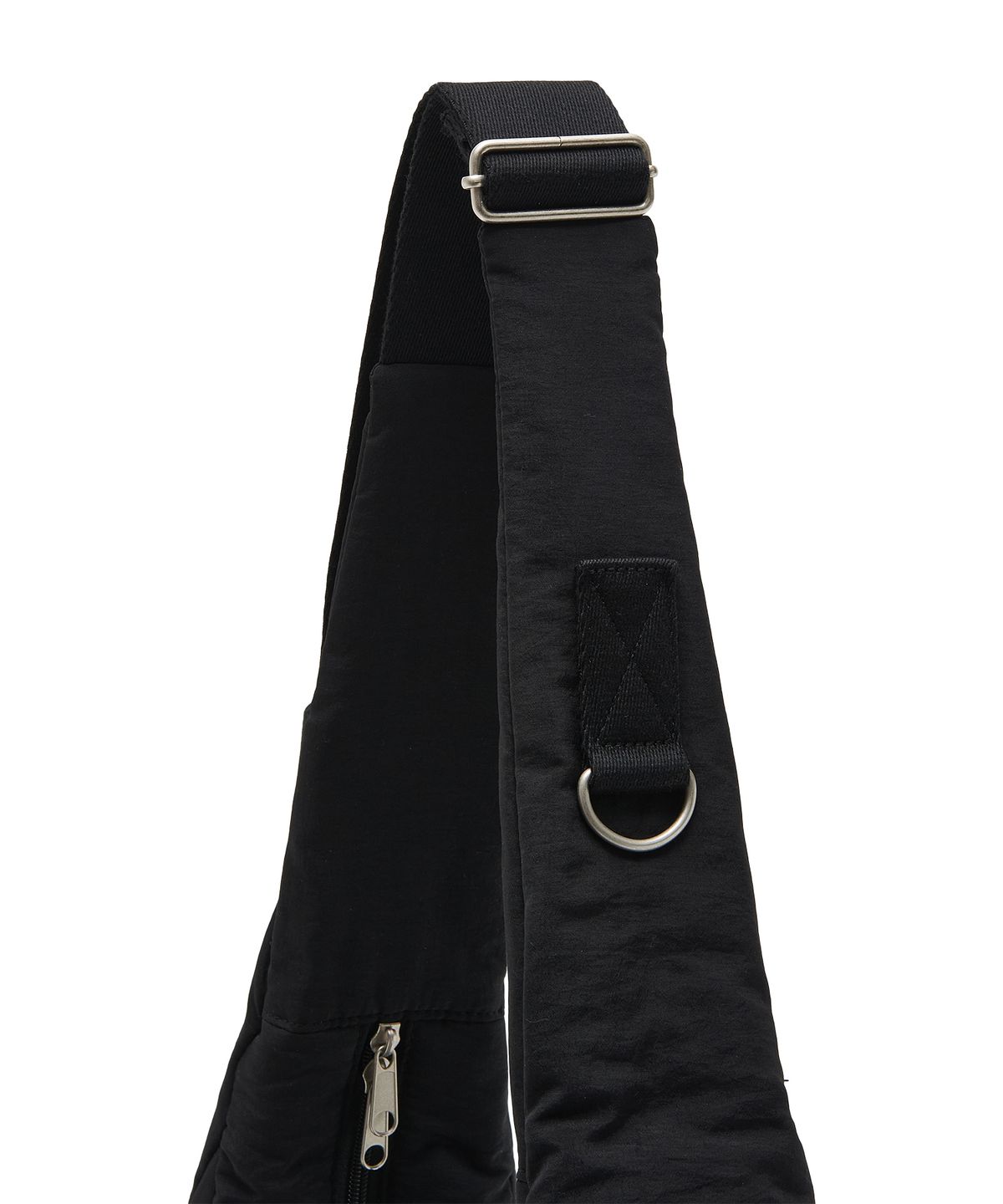 피스메이커(PIECE MAKER) MULTI POCKET CUSHION CROSS BAG (BLACK)