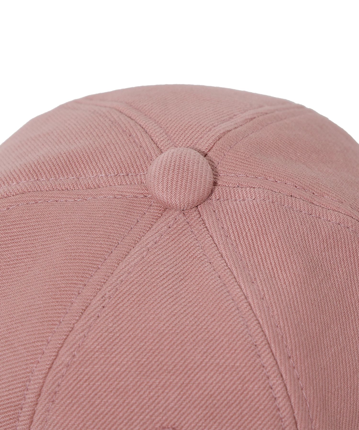 MUSINSA | WOOALONG Signature Logo ball cap - DUSTY PINK