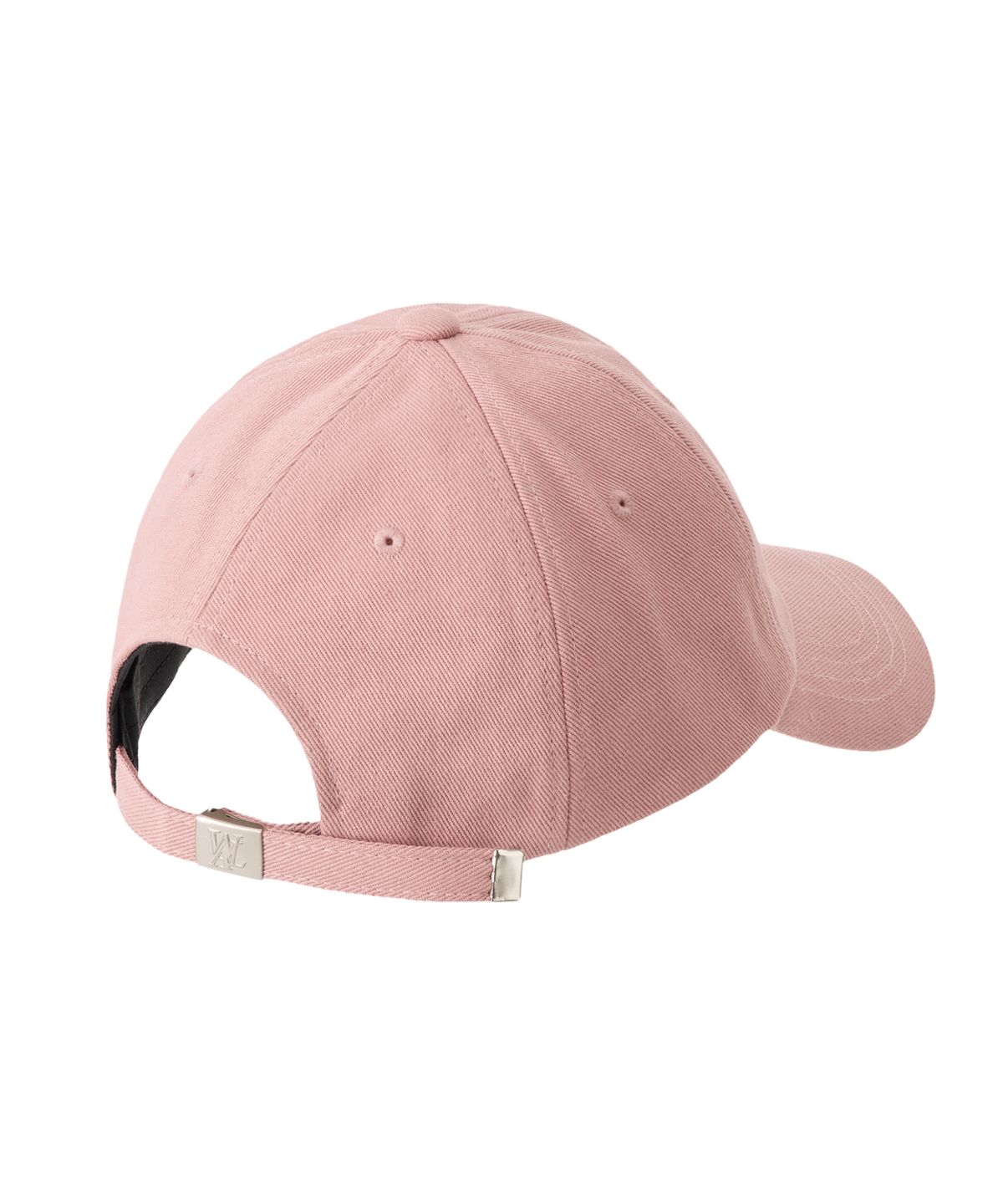 우알롱(WOOALONG) Signature Logo ball cap - DUSTY PINK (PINK LOGO)