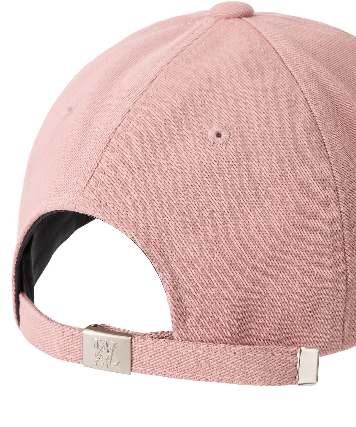 우알롱(WOOALONG) Signature Logo ball cap - DUSTY PINK (PINK LOGO)