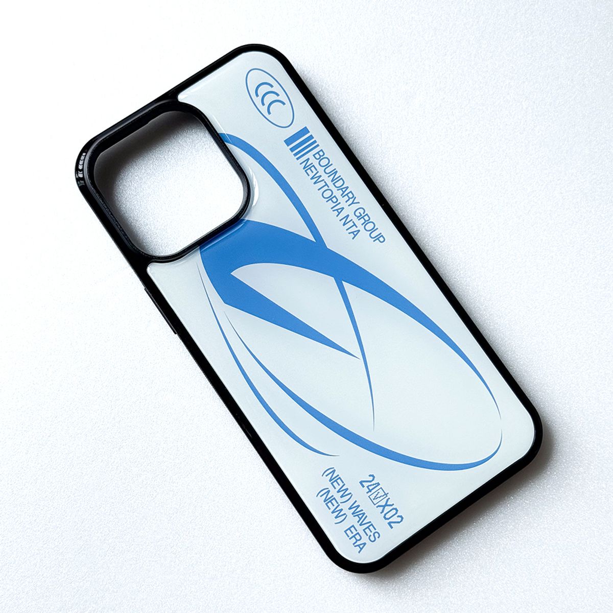 메모리즈바운더리(MEMORIESBOUNDARY) New Waves New Era Phone Case (Blue)/(Epoxy)