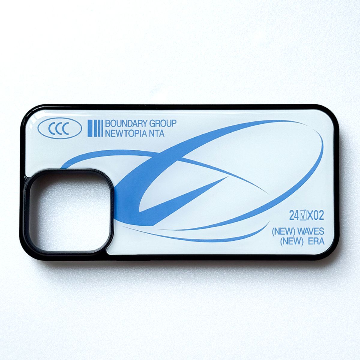 메모리즈바운더리(MEMORIESBOUNDARY) New Waves New Era Phone Case (Blue)/(Epoxy)
