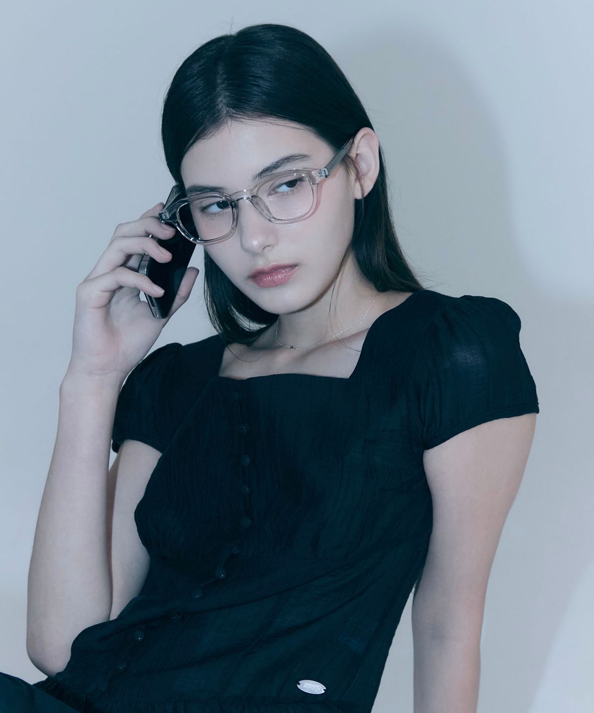 오아트(OART) Maya Glasses [GRAY CRYSTAL]
