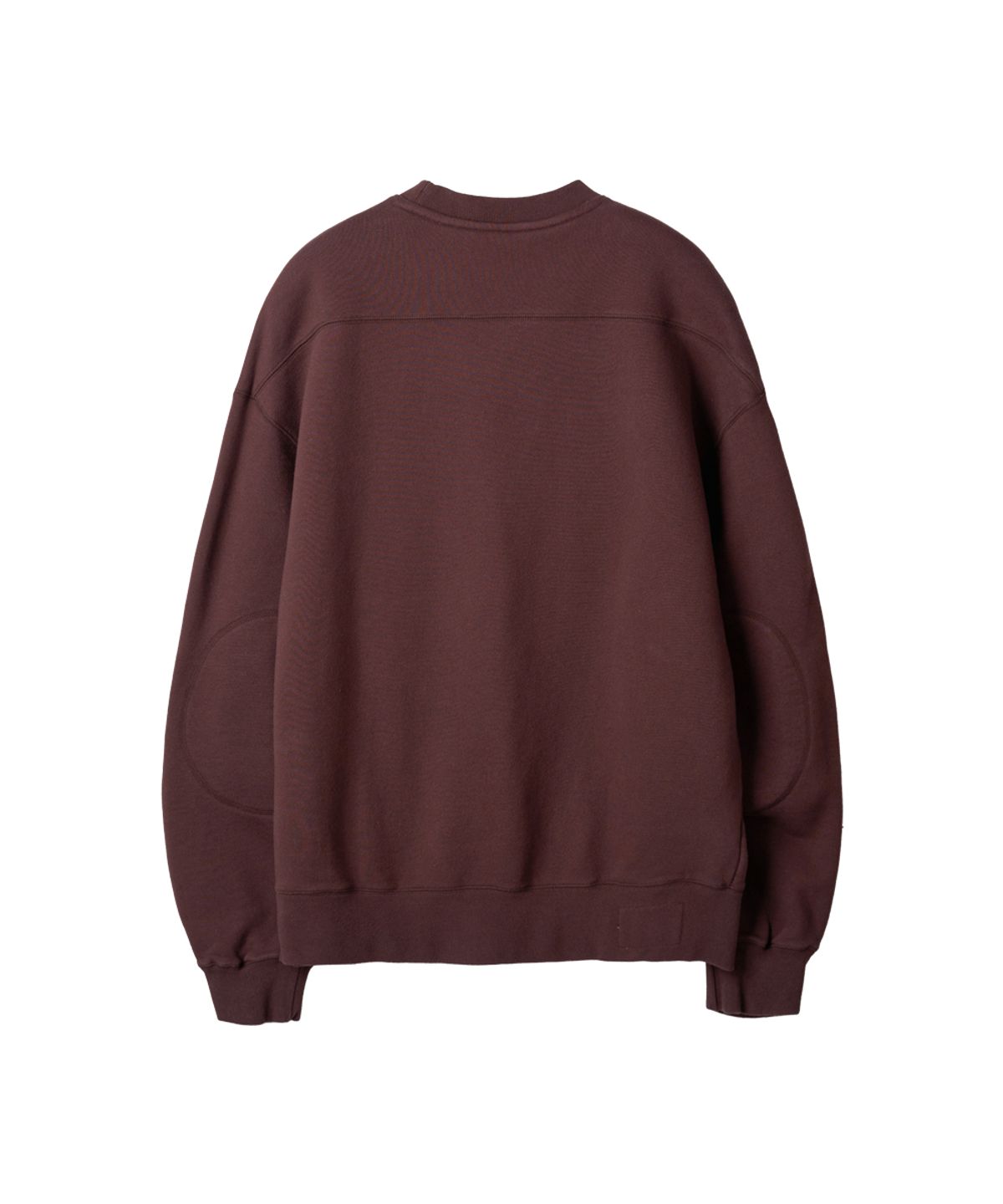 러프사이드(ROUGHSIDE) Oversized Sweat Shirt Burgundy