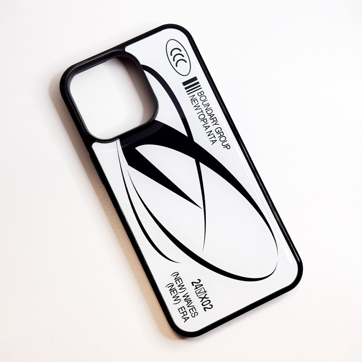 메모리즈바운더리(MEMORIESBOUNDARY) New Waves New Era Phone Case (Black)/(Epoxy)