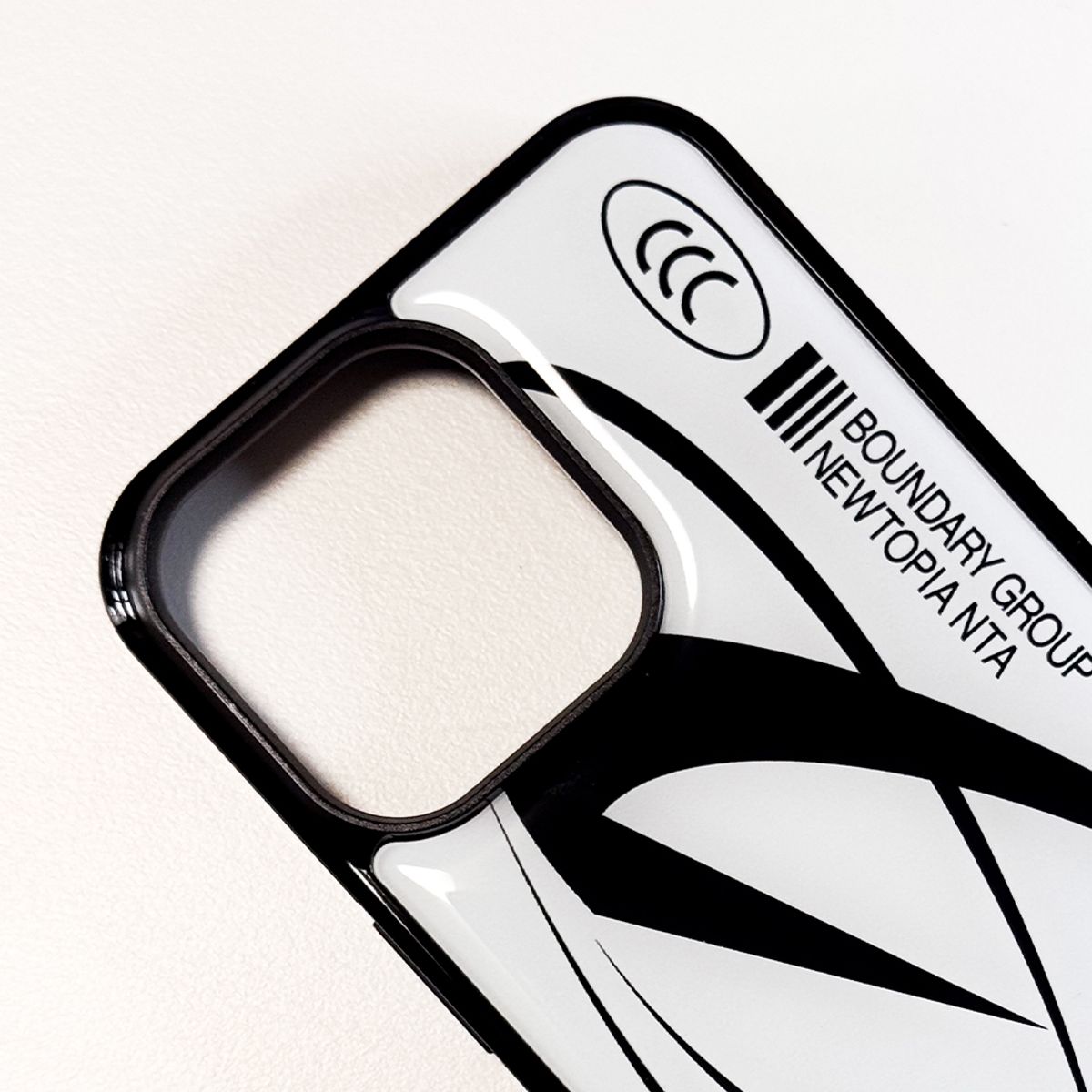 메모리즈바운더리(MEMORIESBOUNDARY) New Waves New Era Phone Case (Black)/(Epoxy)