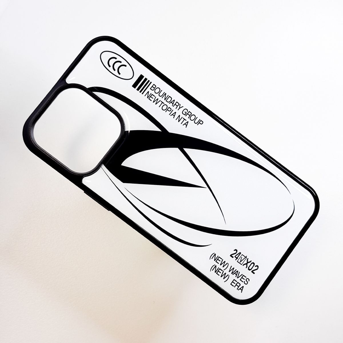 메모리즈바운더리(MEMORIESBOUNDARY) New Waves New Era Phone Case (Black)/(Epoxy)