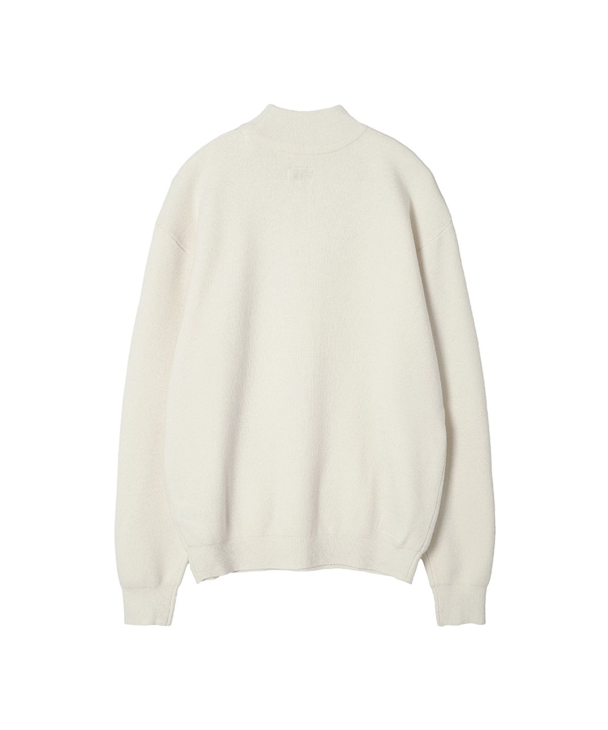 러프사이드(ROUGHSIDE) Mock Turtleneck Knit Ivory
