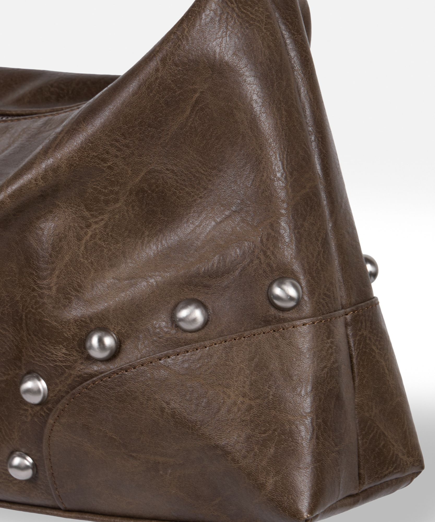 韓国商品/IUGAMAKARAS Studded Hobo Bag MUSINSA | IUGAMAKARAS Studded Hobo Bag (Brown)