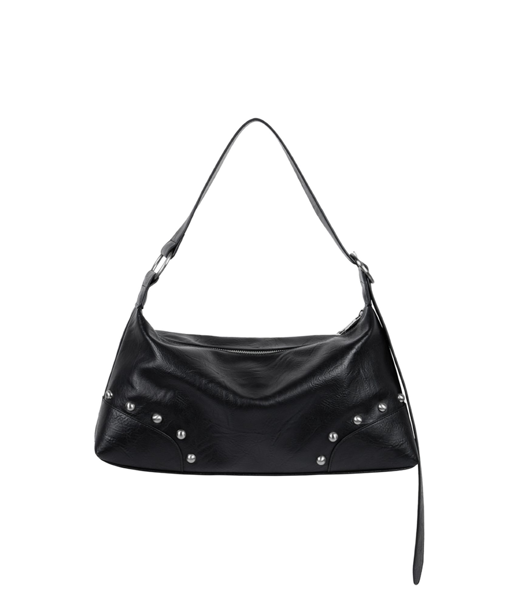 【IUGAMAKARAS】バッグ 男女兼用 Nylon Strap Hobo Bag (Black) MUSINSA | IUGAMAKARAS Studded Hobo Bag (Black)