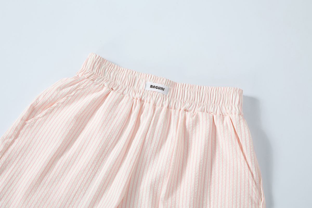 샐러드바구니(SALAD BAGUNI) Lace seersucker set - pink