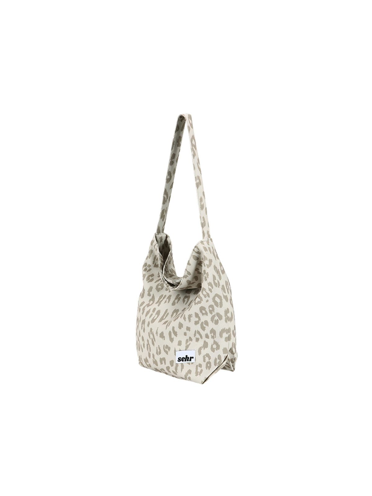 세르(SEHR) Leopard Bucket Bag (Light Beige)
