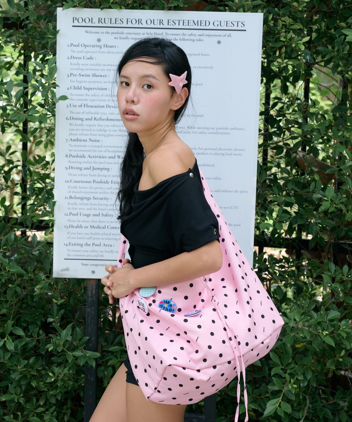 라츠유(LOTSYOU) lotsyou_ Darlene Shoulder Bag Light Pink