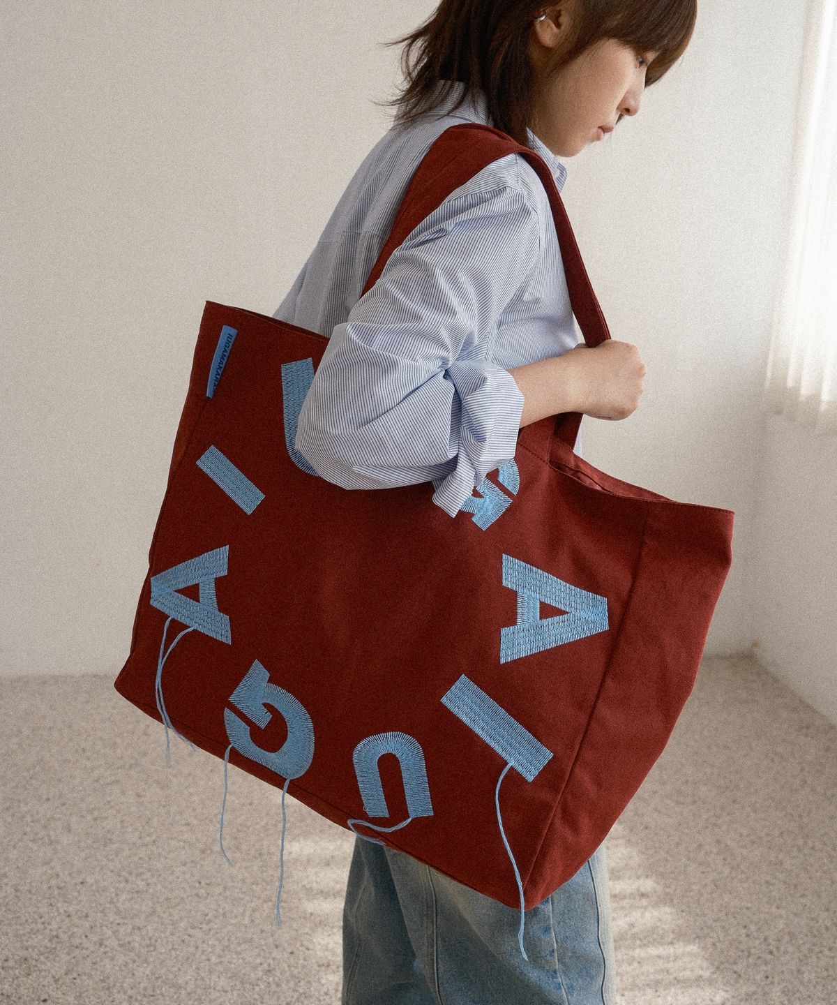 이우가마카라스(IUGAMAKARAS) IUGA Big Shopper Bag (Burgundy)