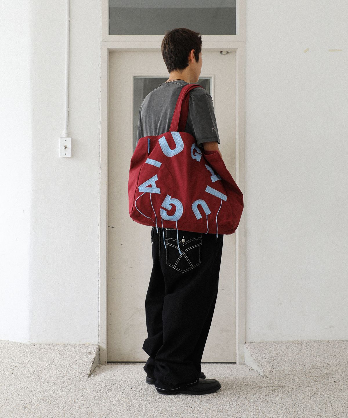 이우가마카라스(IUGAMAKARAS) IUGA Big Shopper Bag (Burgundy)