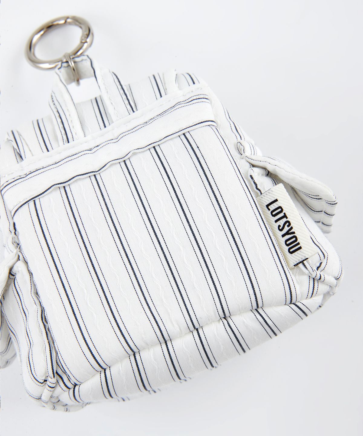 라츠유(LOTSYOU) lotsyou_Nostalgia Backpack Keyring Stripe