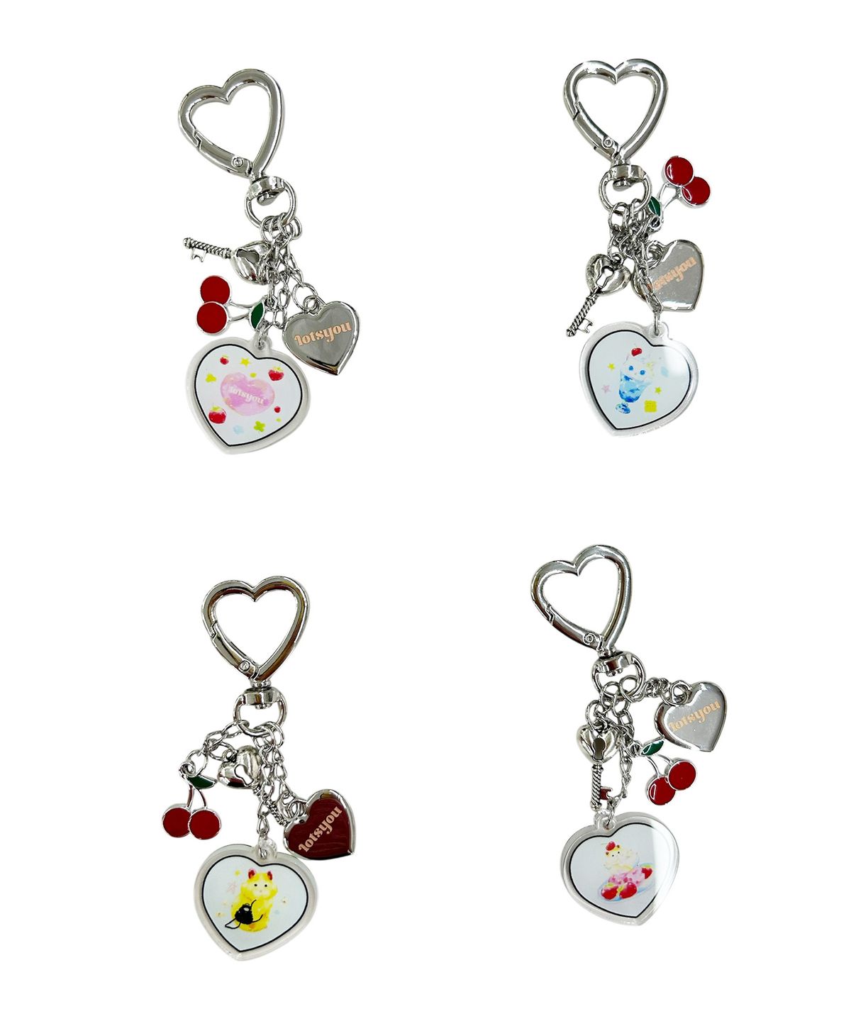 라츠유(LOTSYOU) LOTSYOU X CRAYON RABBIT_Fruits Acrylic Keyring Yellow