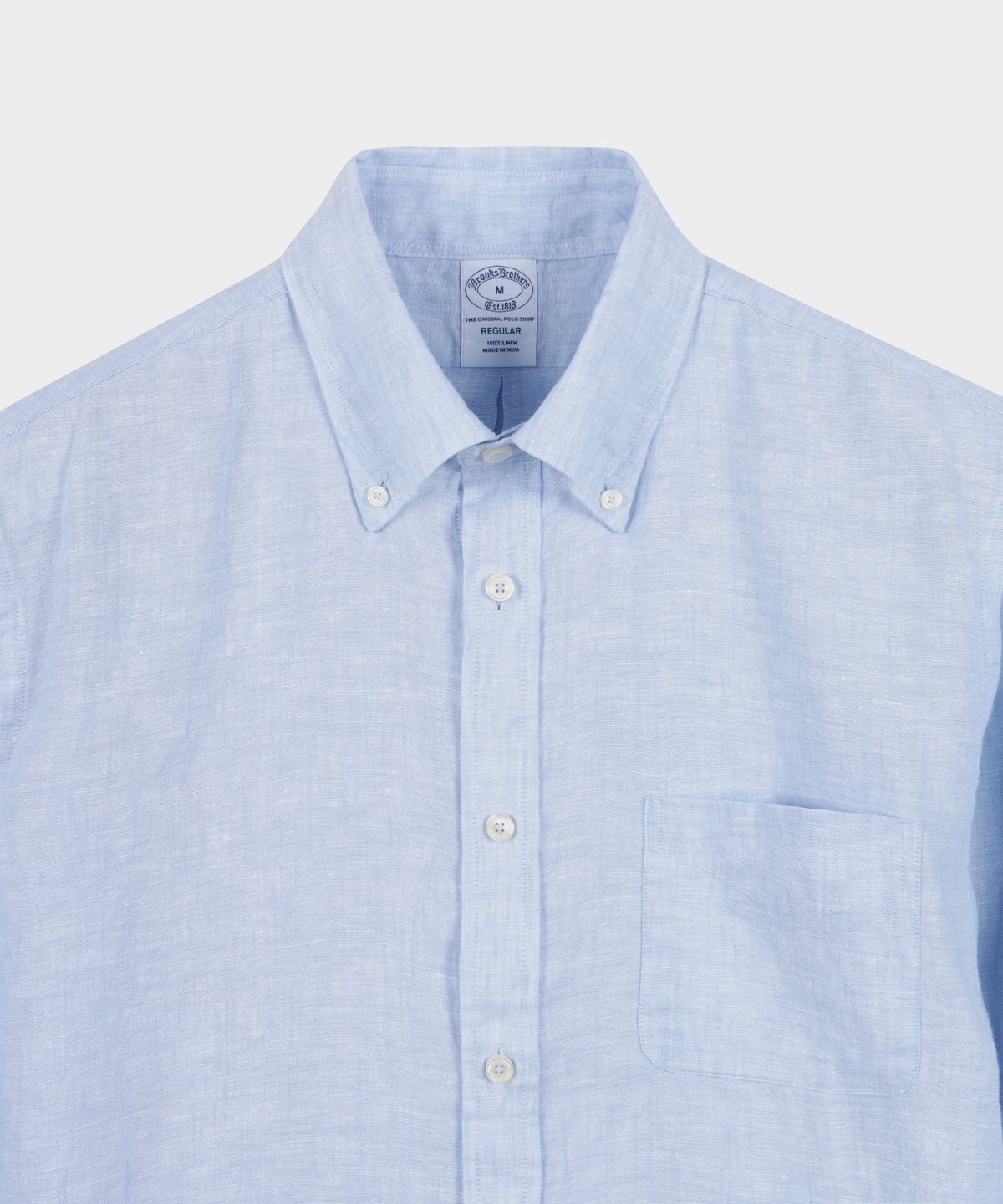 브룩스 브라더스(BROOKS BROTHERS) 베어드 맥넛 아이리쉬 린넨 셔츠 (블루) (BBTHMM0010MFM)