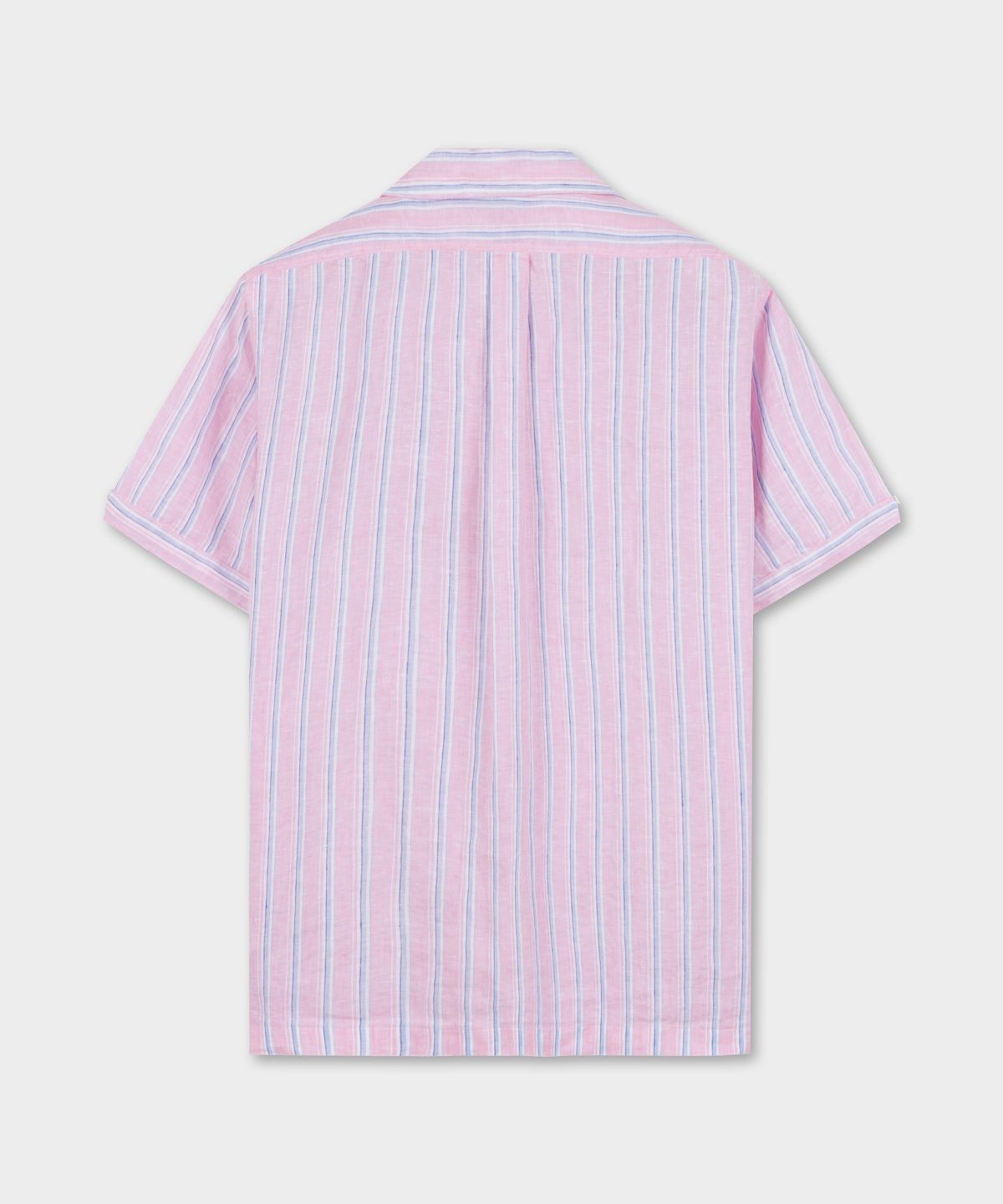 브룩스 브라더스(BROOKS BROTHERS) 베어드 맥넛 아이리쉬 린넨 패턴 캠프 숏슬리브 셔츠 (멀티) (BBTPMM01357FM)