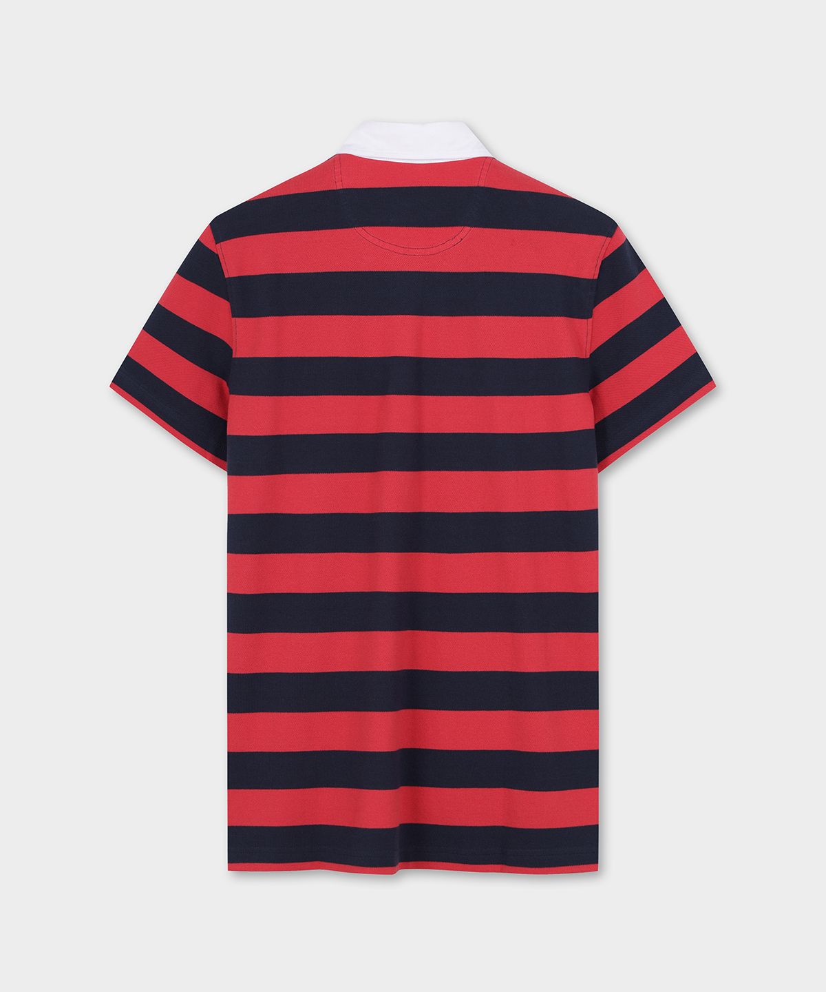 브룩스 브라더스(BROOKS BROTHERS) 빈티지 스트라이프 숏슬리브 폴로 (레드) (BBNTMM7675DFM)