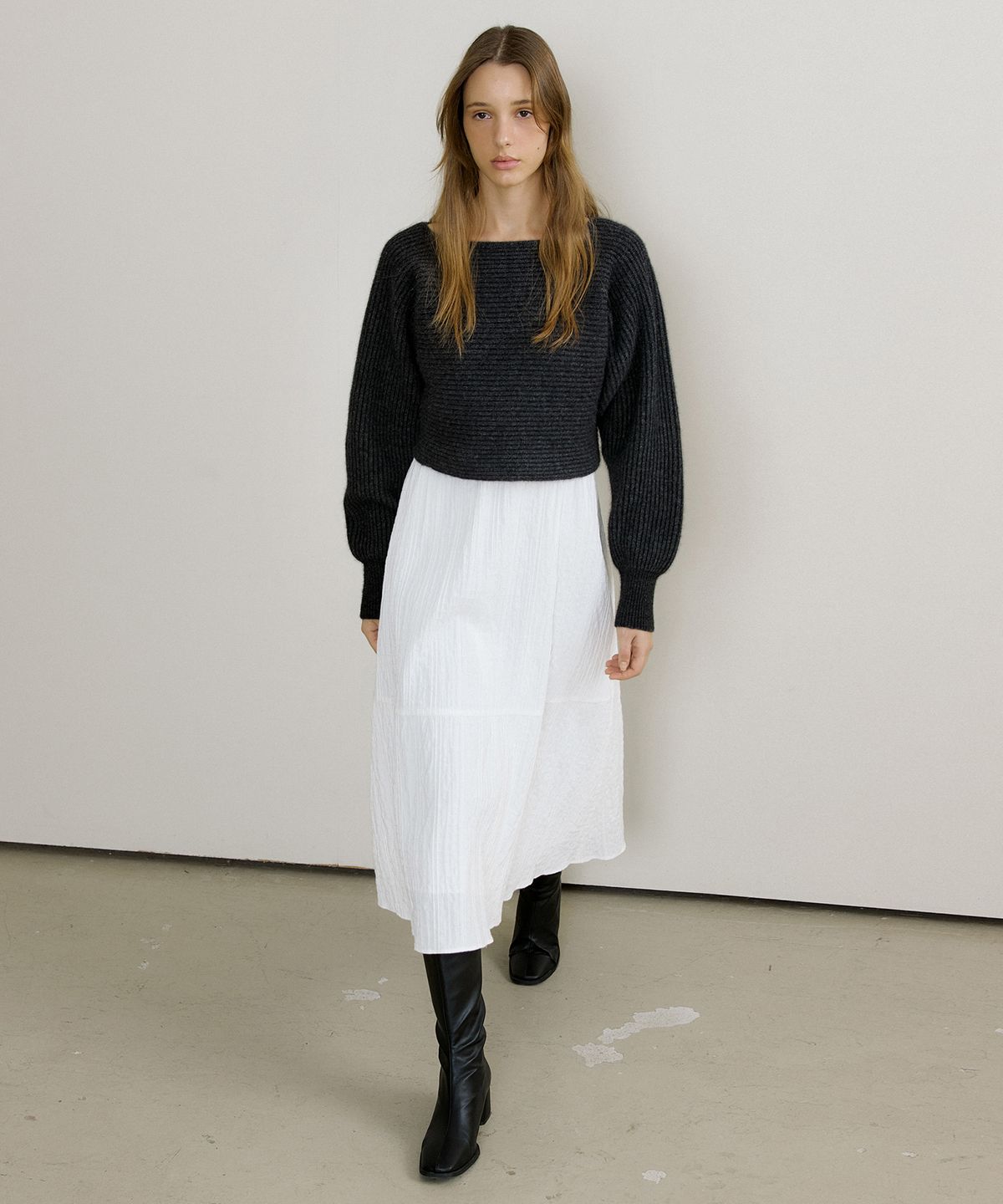 오떼뜨(OCTETTE) COZY COTTON SLIP OPS_IVORY