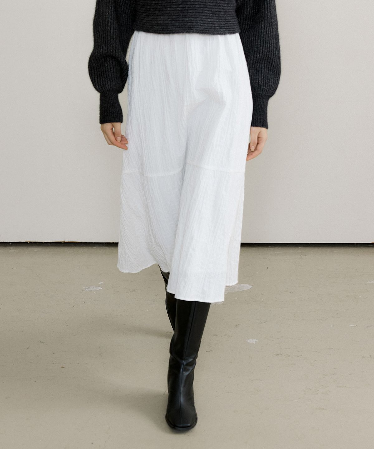 오떼뜨(OCTETTE) COZY COTTON SLIP OPS_IVORY