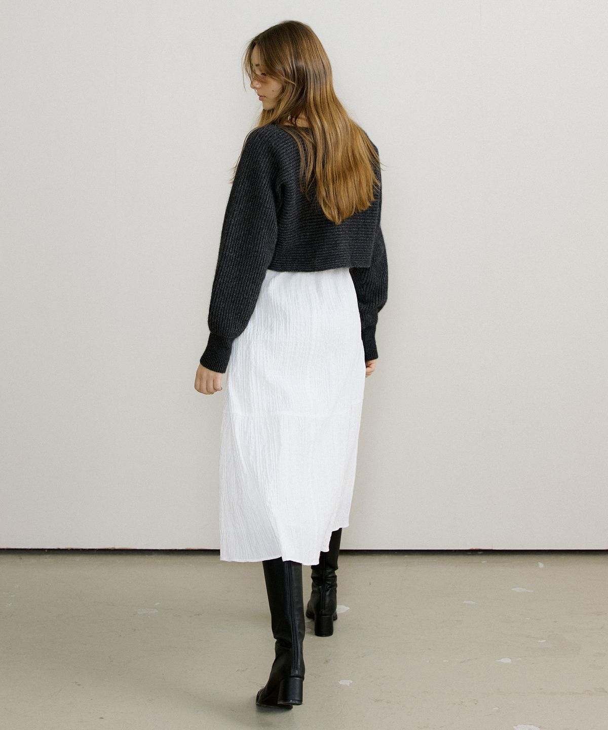 오떼뜨(OCTETTE) COZY COTTON SLIP OPS_IVORY