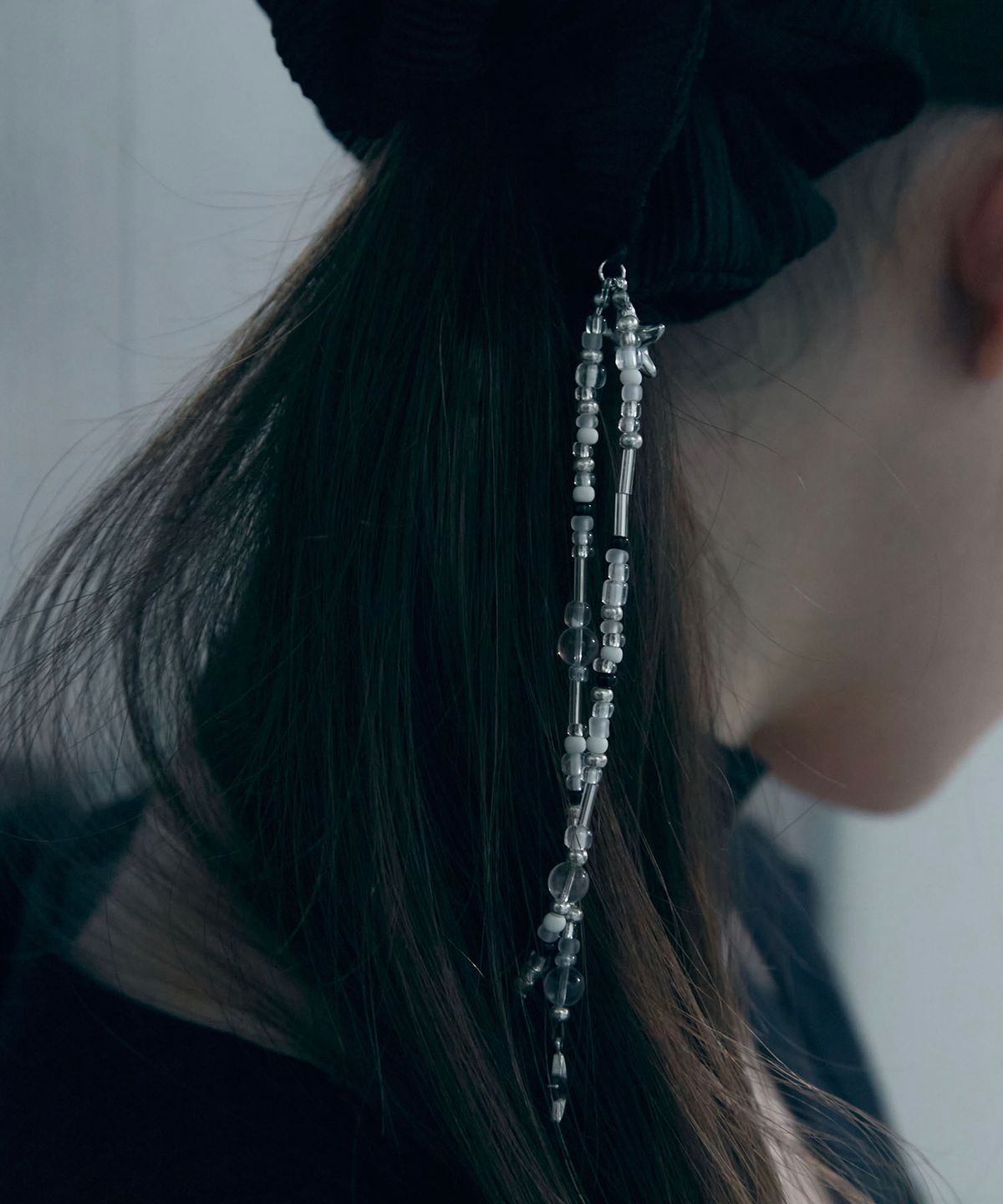 오아트(OART) Beads Scrunchie [BLACK]
