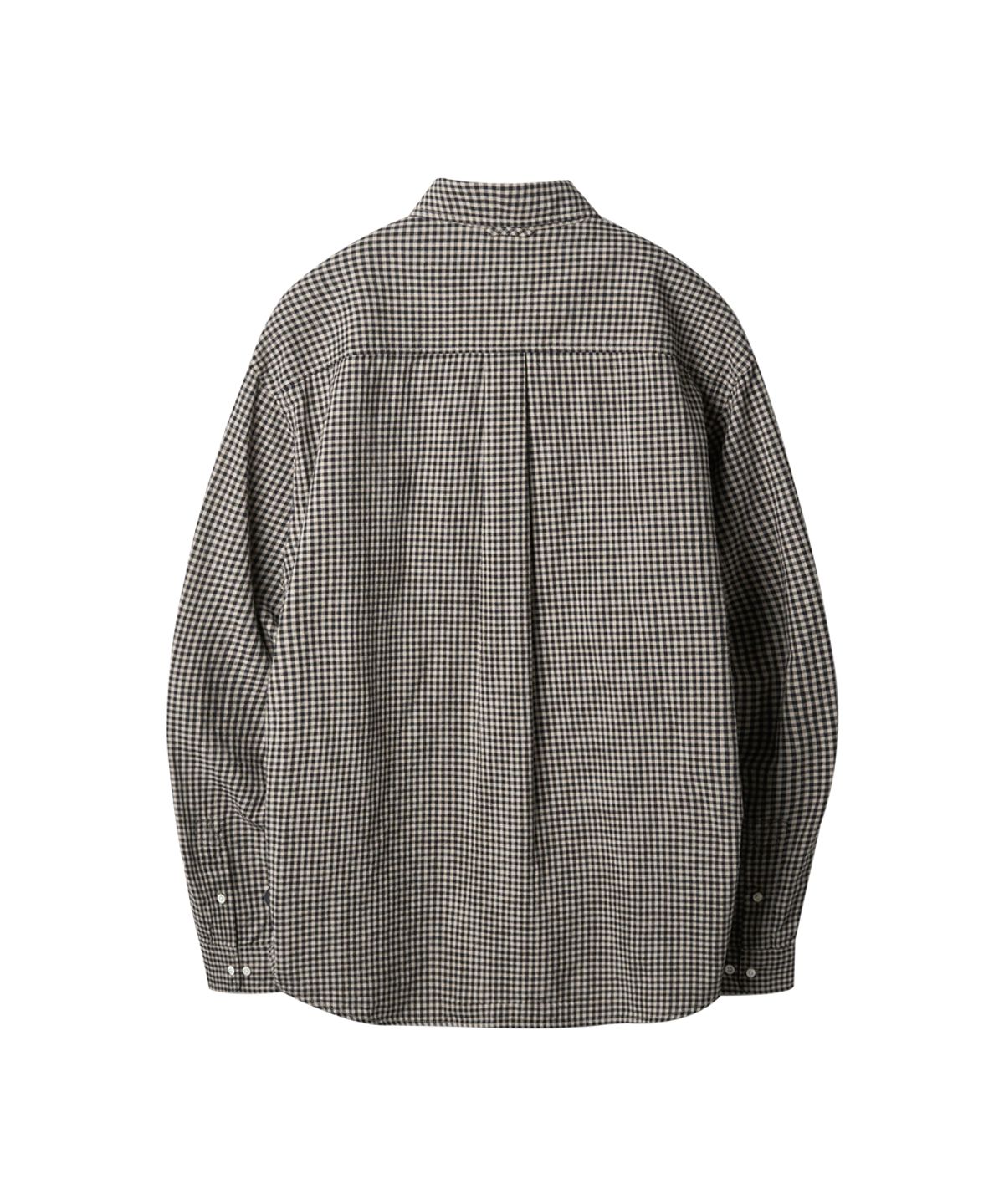 러프사이드(ROUGHSIDE) Primary Shirt Beige Gingham Check