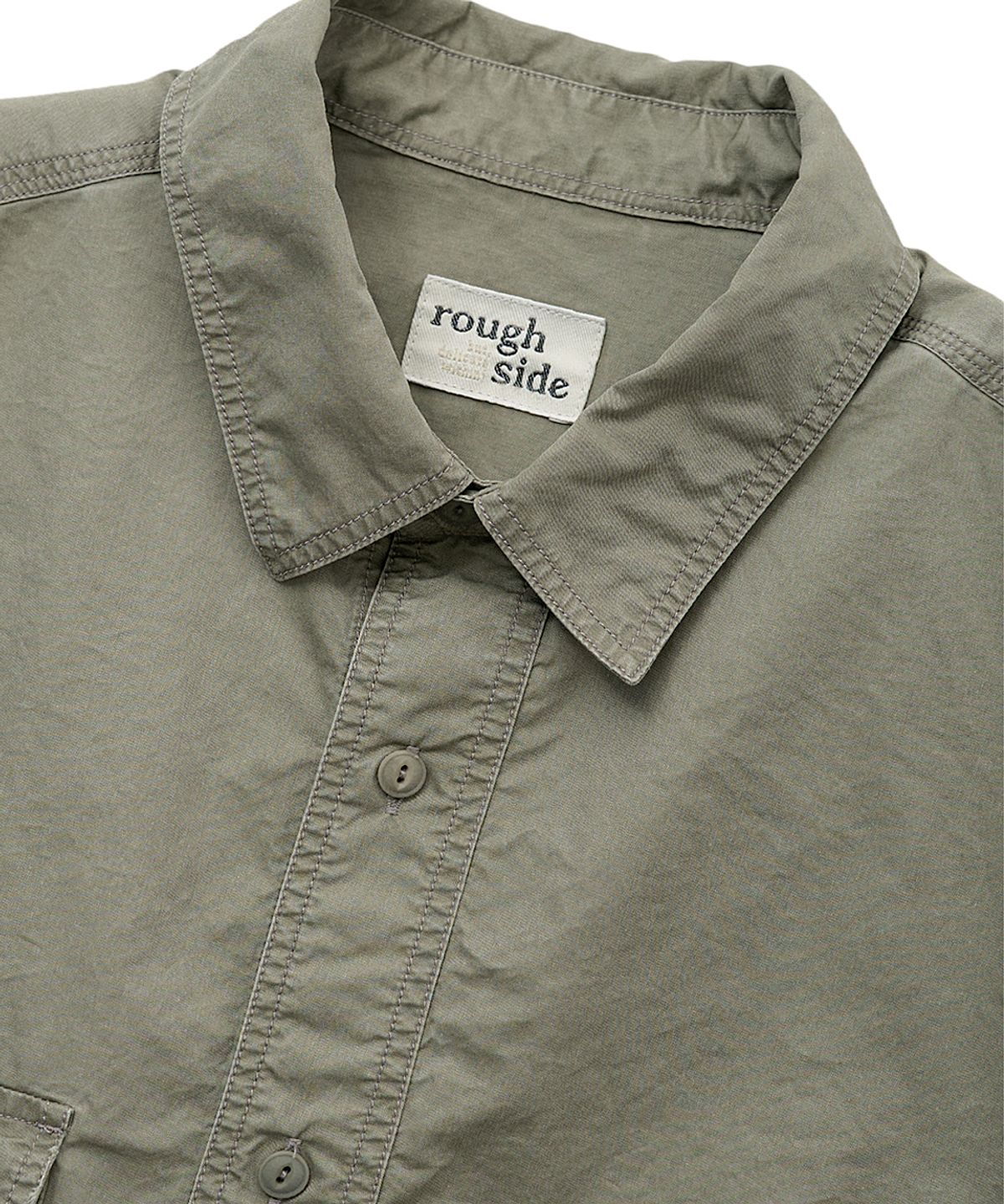 러프사이드(ROUGHSIDE) Painter Shirt Dusty Olive
