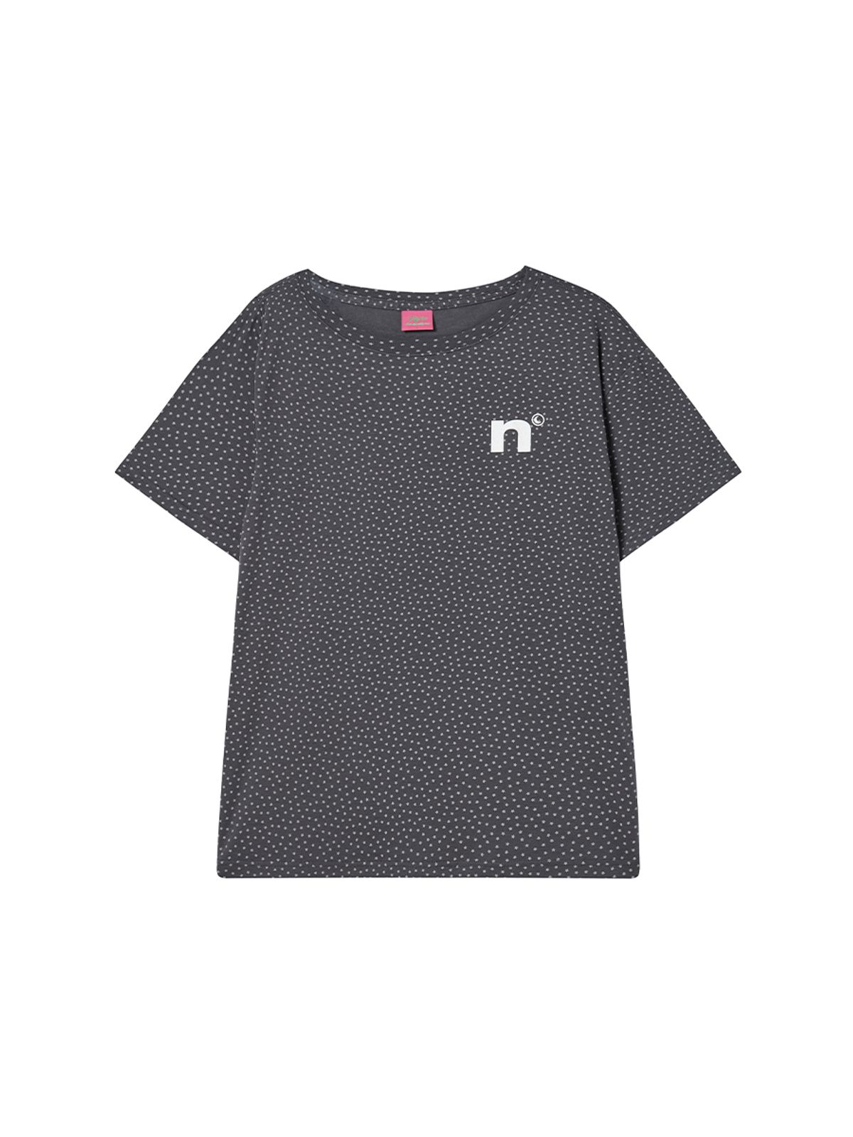 엔와이엑스엑스(NYXX) STAR OFF SHOULDER TEE CHARCOAL