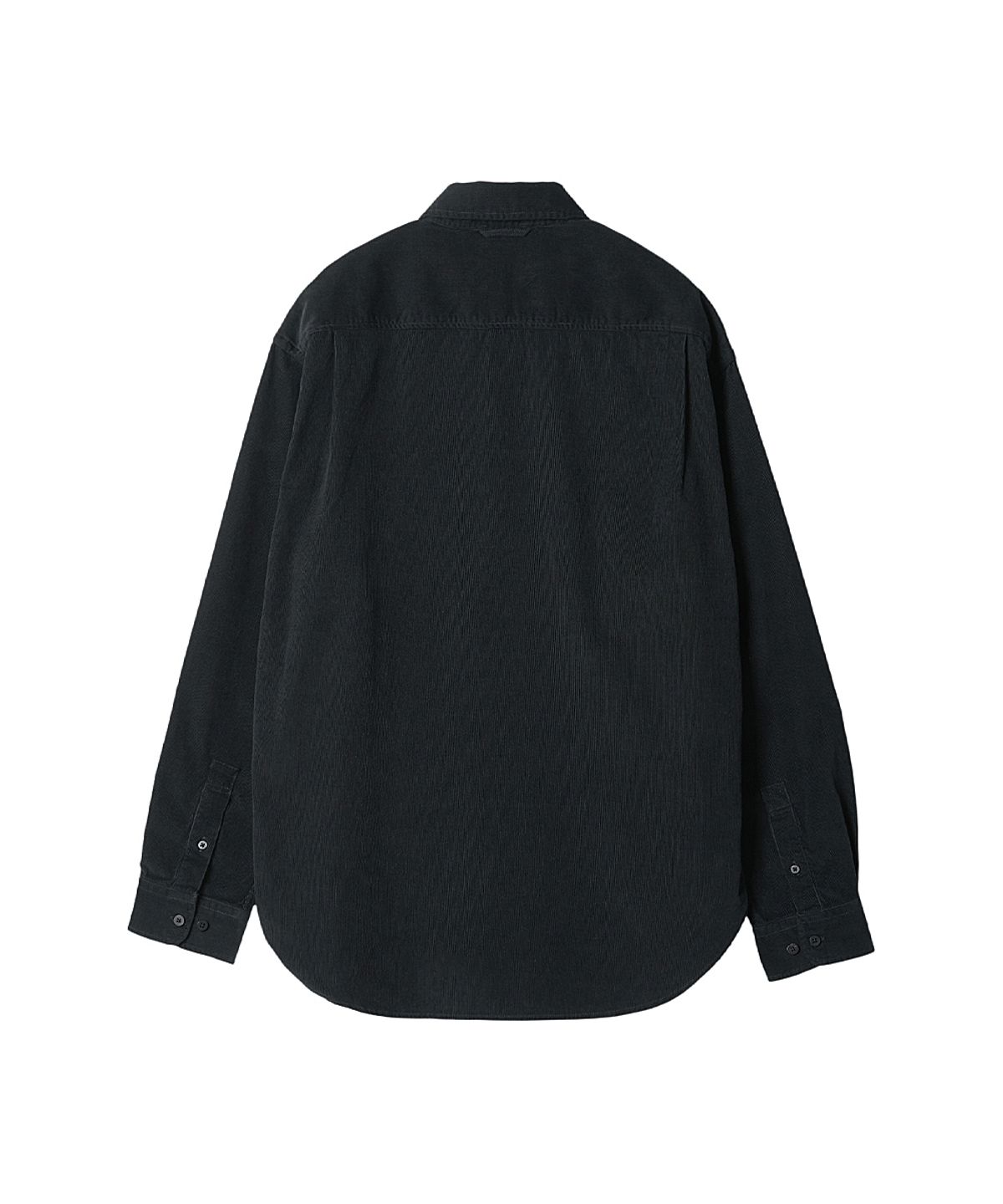 러프사이드(ROUGHSIDE) Corduroy Shirt Ash Black