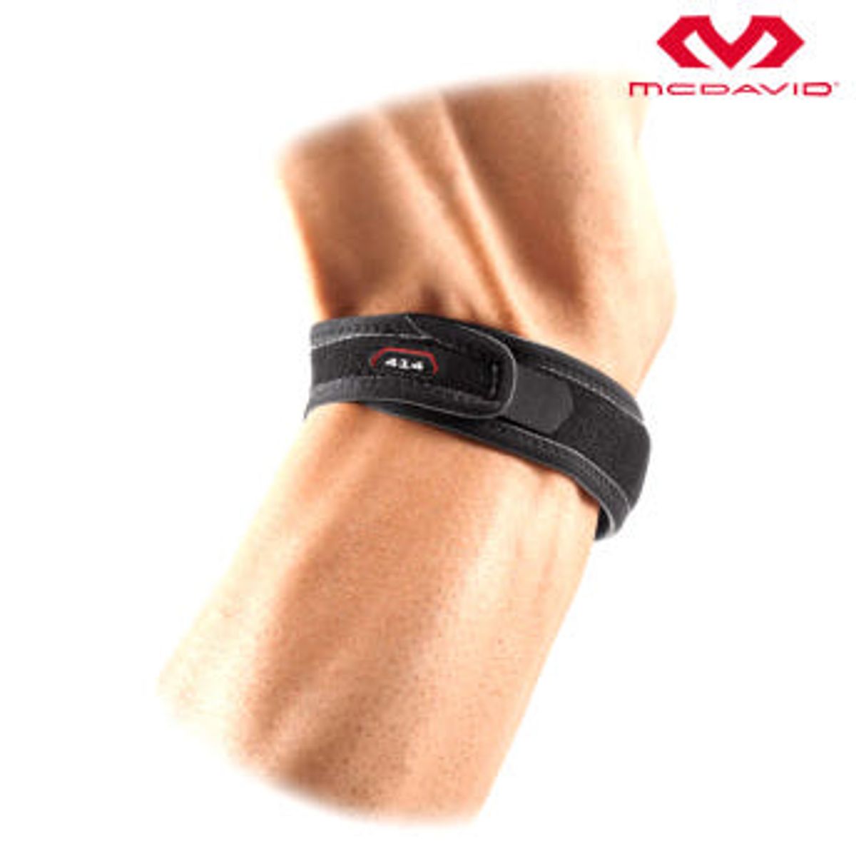 맥데이비드(MCDAVID) 무릎 보호대 슬개골 스트랩 Knee Strap 414R 블랙 (2pack)