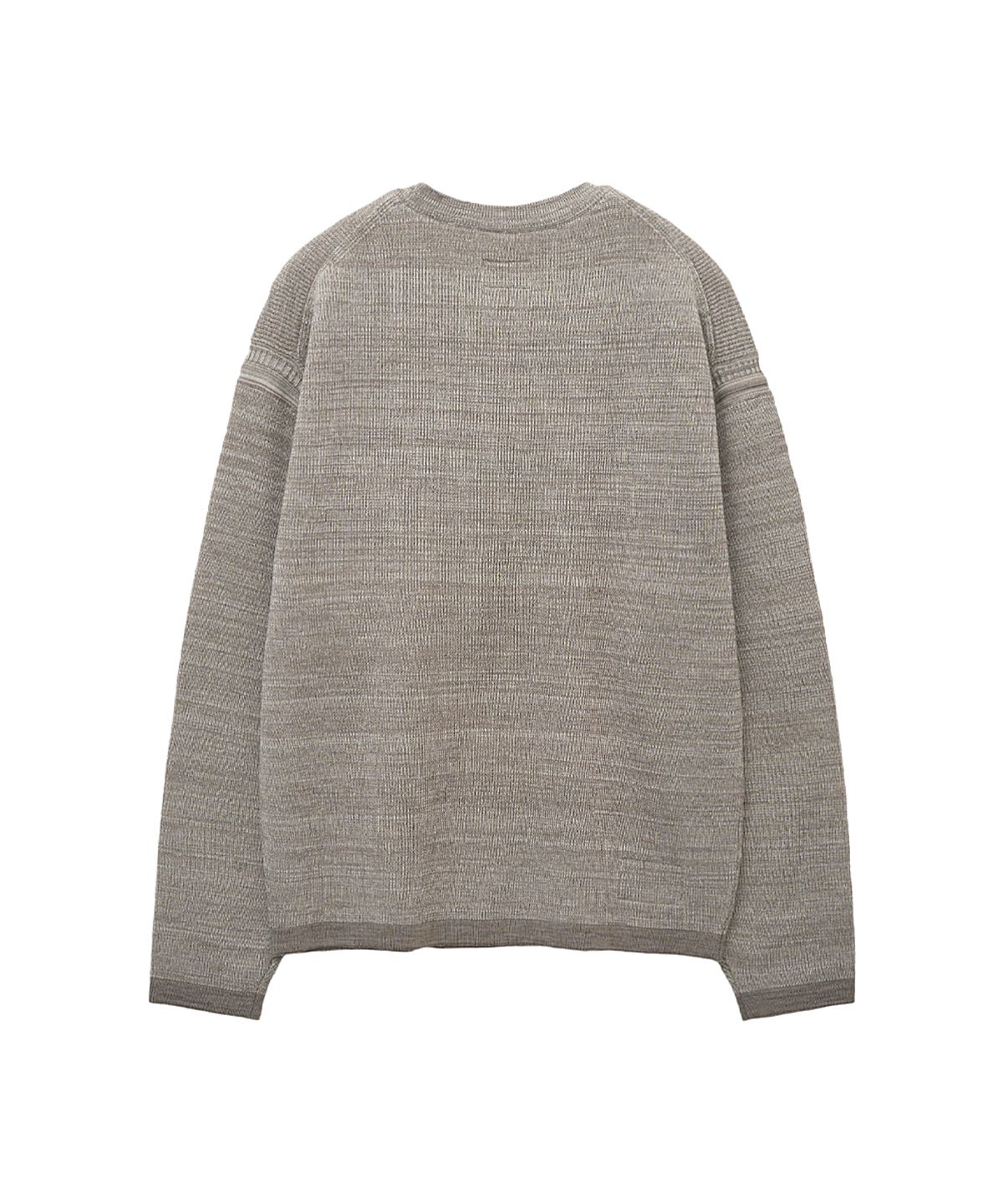 러프사이드(ROUGHSIDE) Grain Sweater Greige