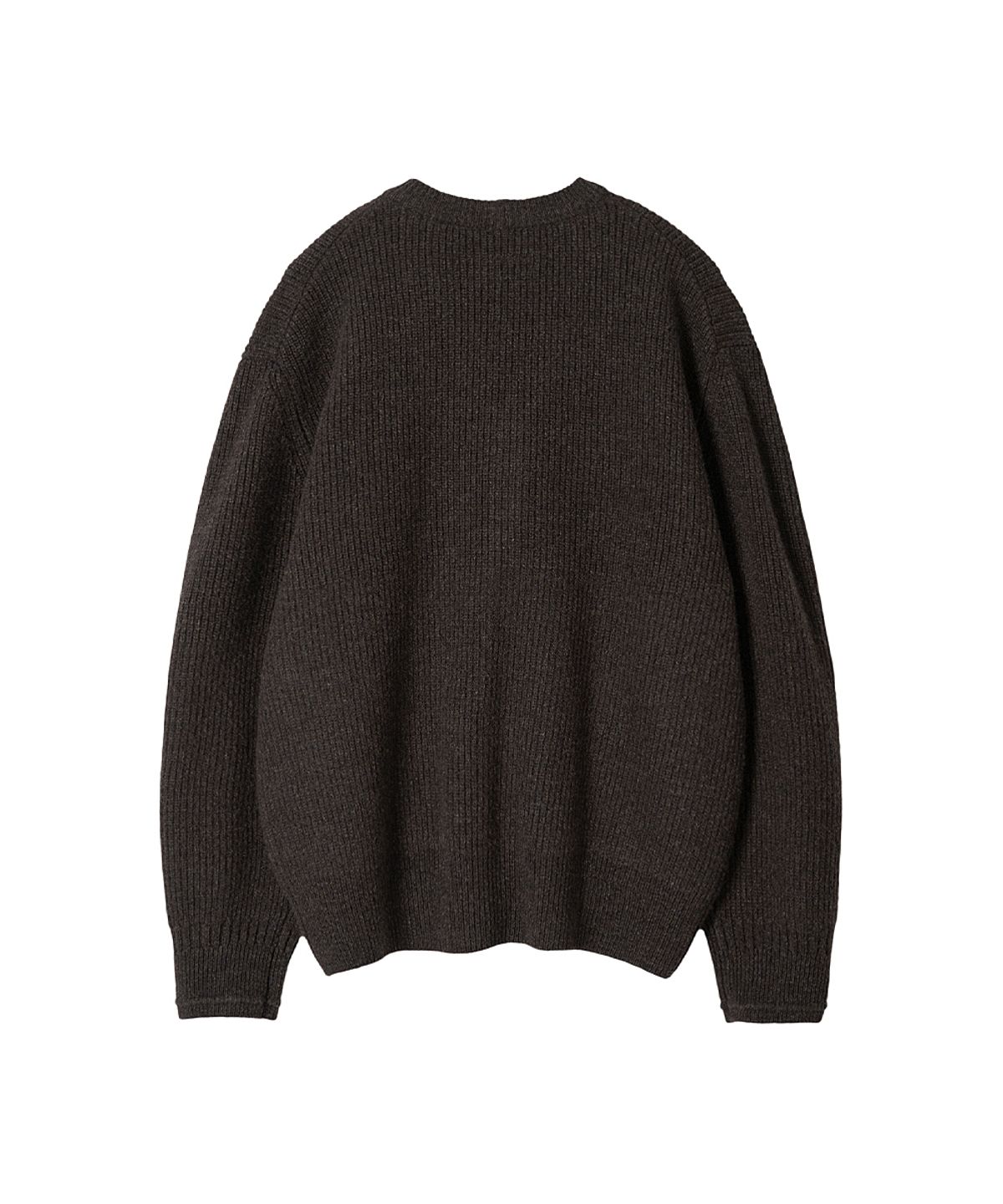 러프사이드(ROUGHSIDE) V-neck Cardigan Bark