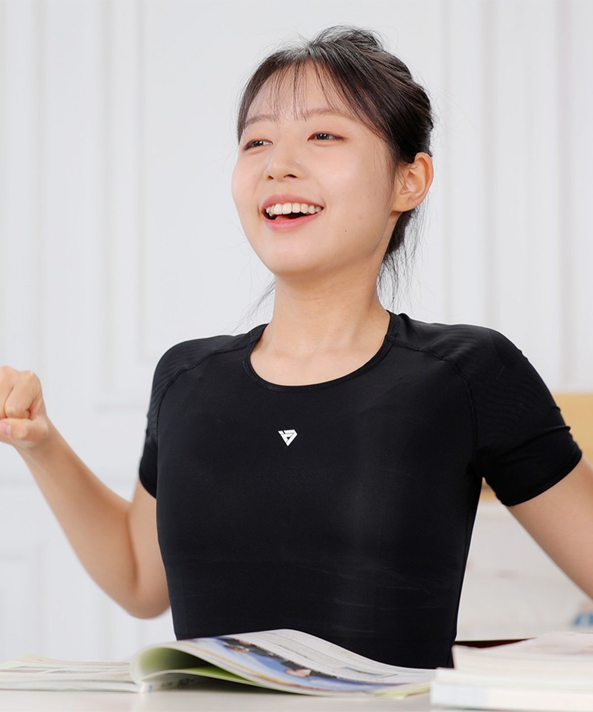 테이핑테크(TAPINGTECH) 여성용 바른자세 테이핑웨어 반팔 티셔츠