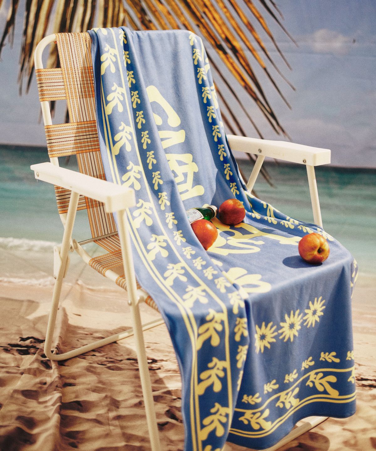 아캄(AAKAM) SUMMER CLUB Beach Towel (Blue)