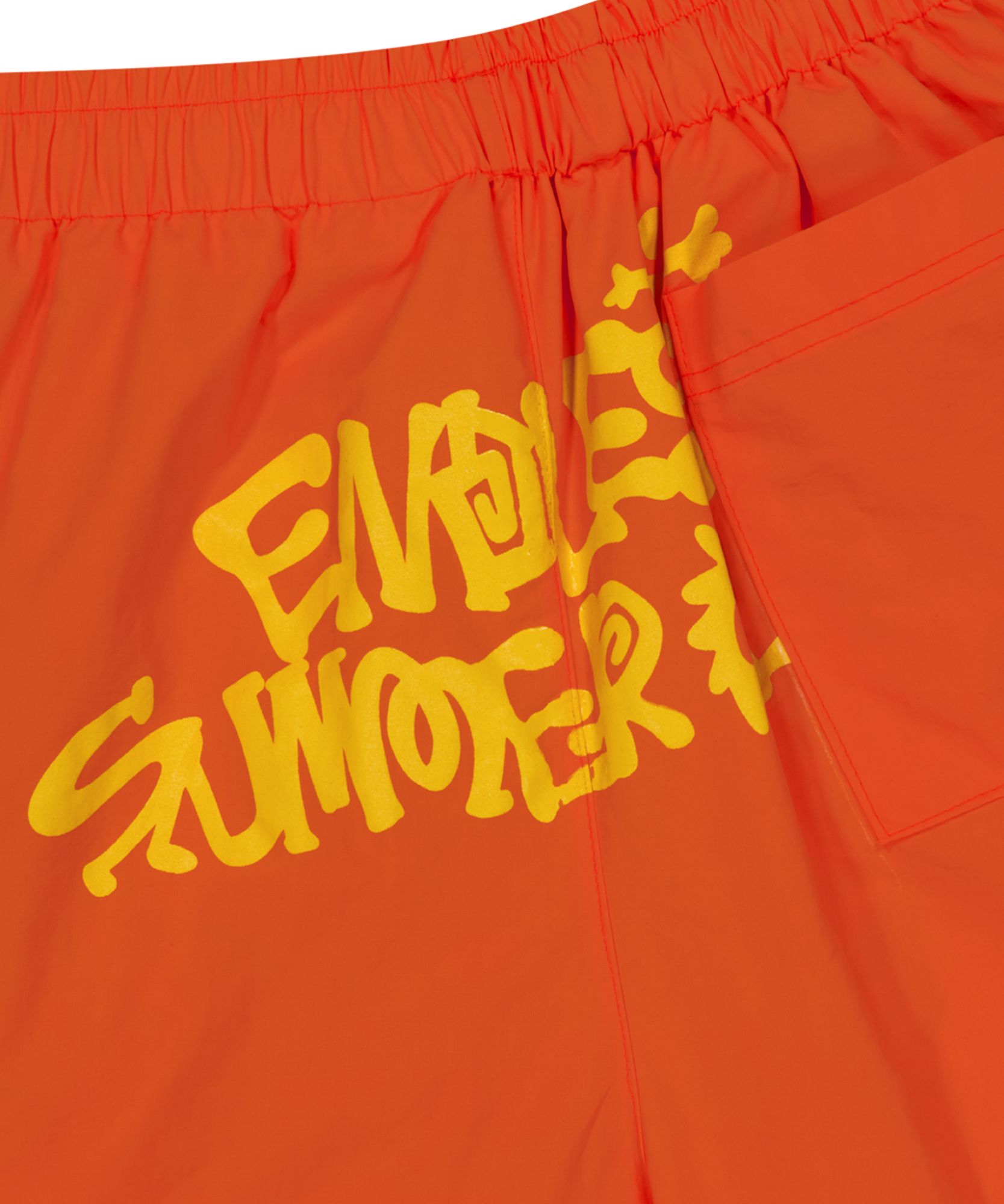 MUSINSA | AAKAM SUMMER CLUB Beach Shorts (Orange)