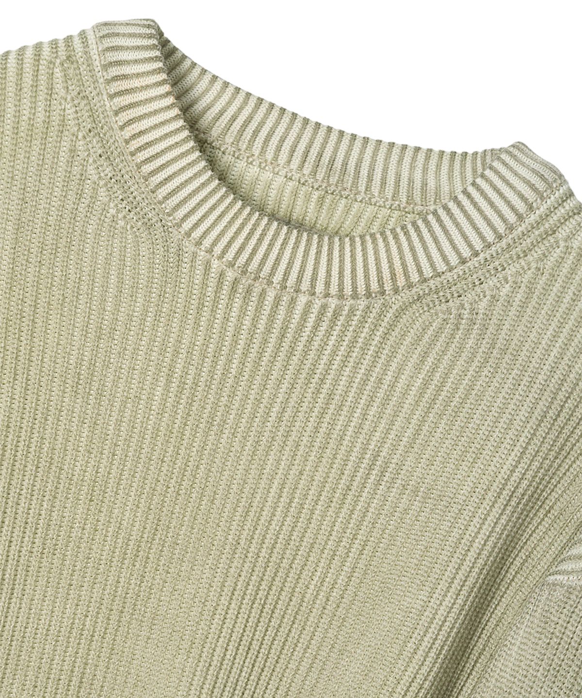 러프사이드(ROUGHSIDE) Dyed Sweater Dusty Yellow