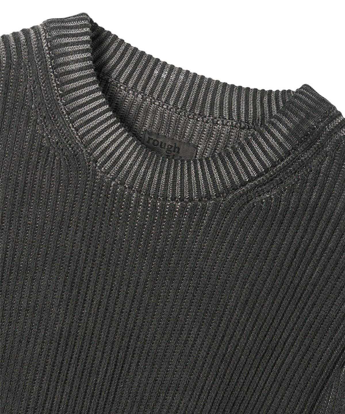 러프사이드(ROUGHSIDE) Dyed Sweater Dusty Grey