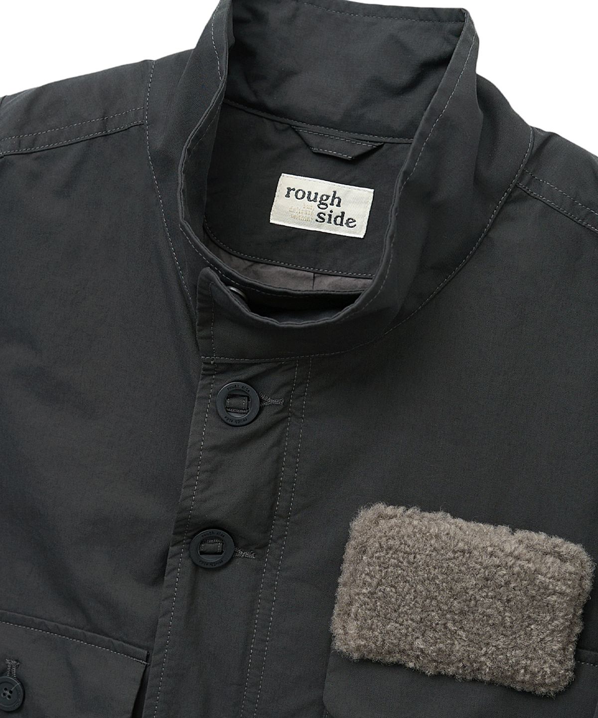 러프사이드(ROUGHSIDE) Lake Jacket Charcoal