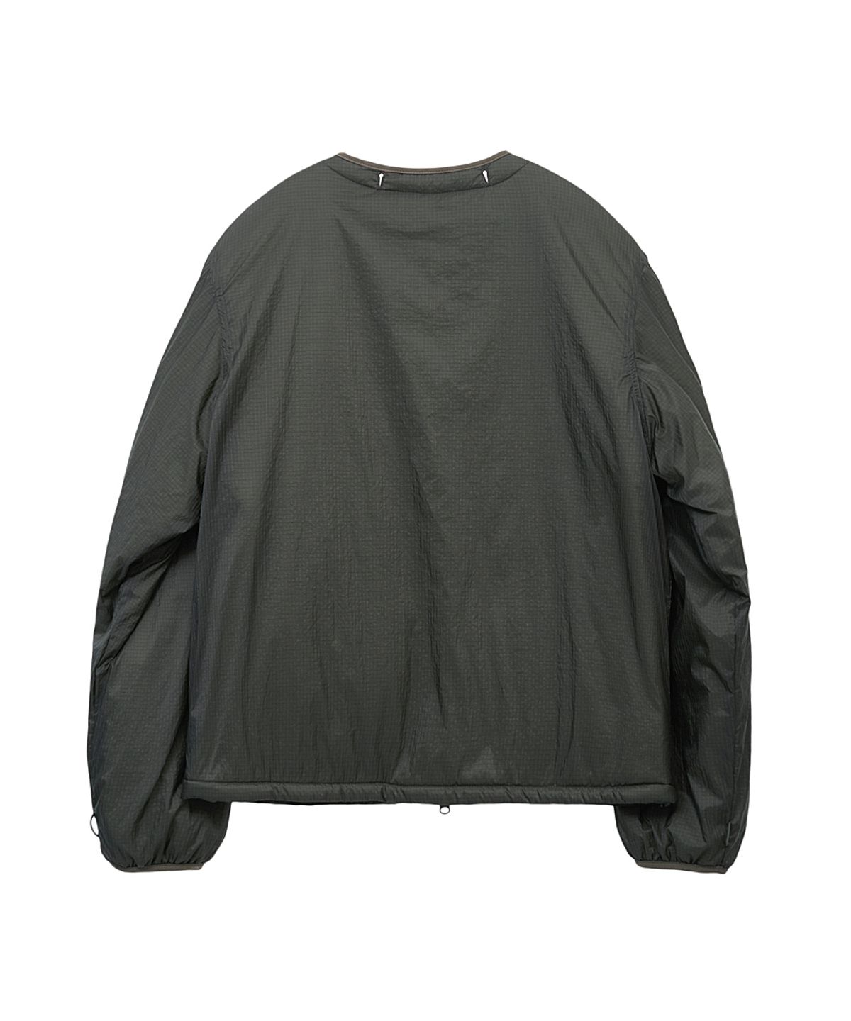 러프사이드(ROUGHSIDE) Insulation Cardigan Dark Olive