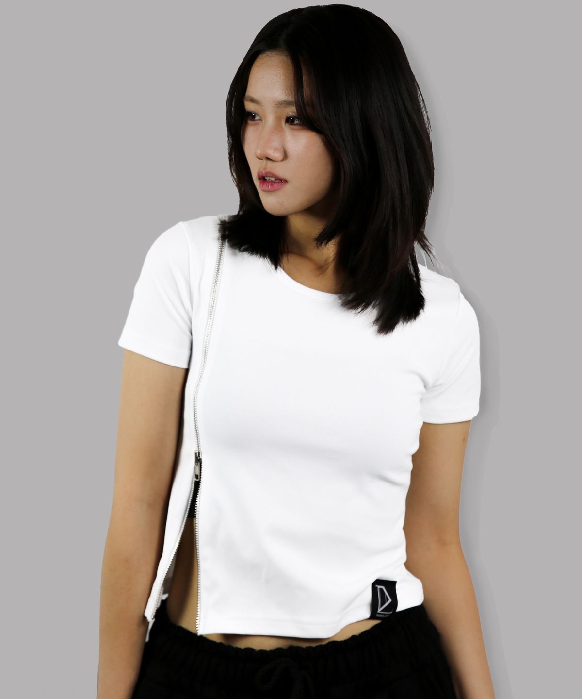 디그노루시르(DIGNOLUCIR) 오가닉 실켓 지퍼티(White)