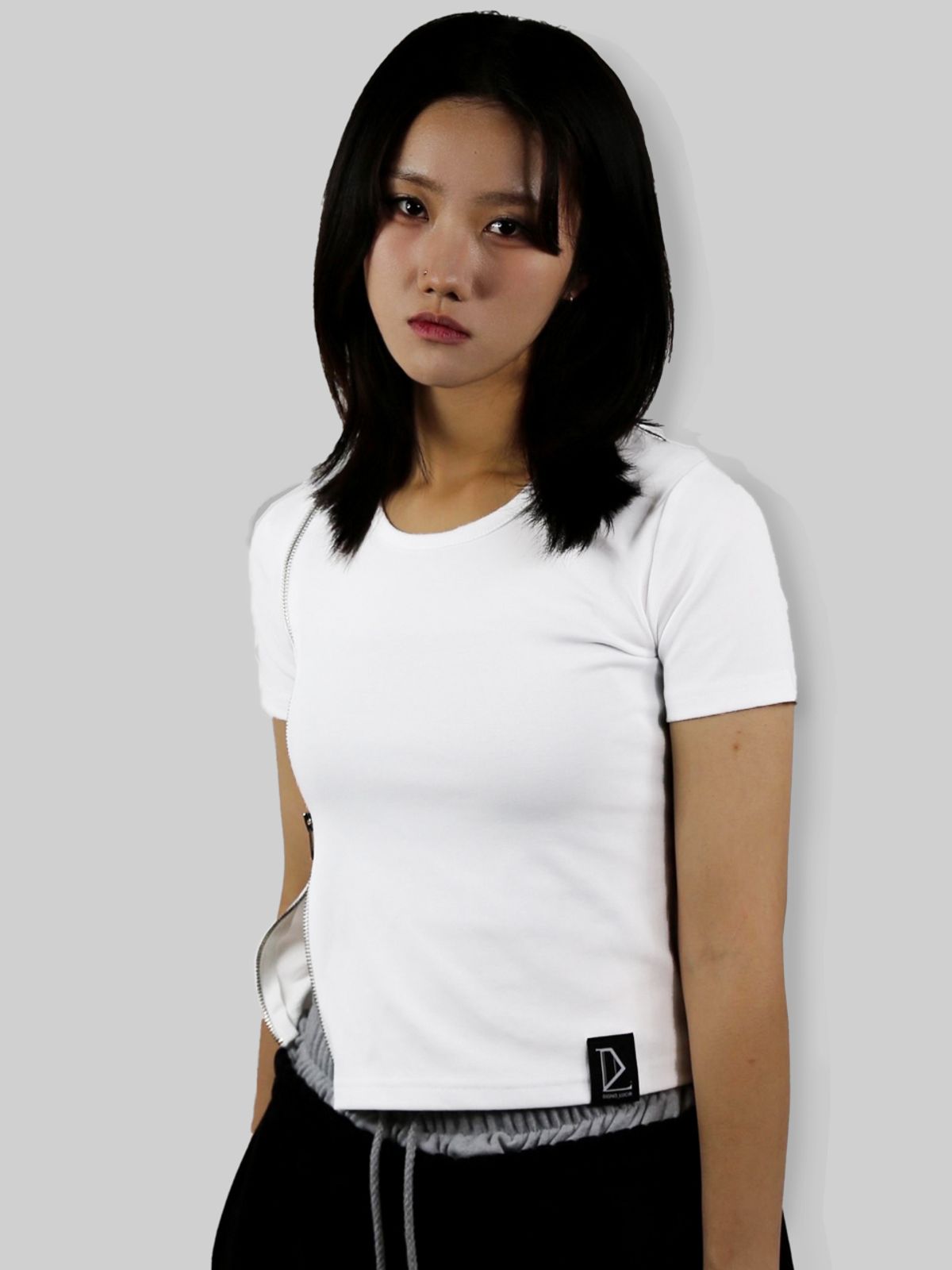 디그노루시르(DIGNOLUCIR) 오가닉 실켓 지퍼티(White)