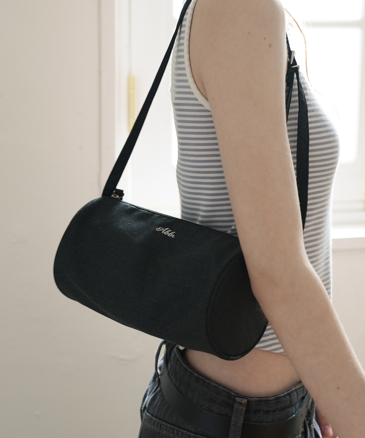아브르(ABBR) Baby Tote Small_Charcoal