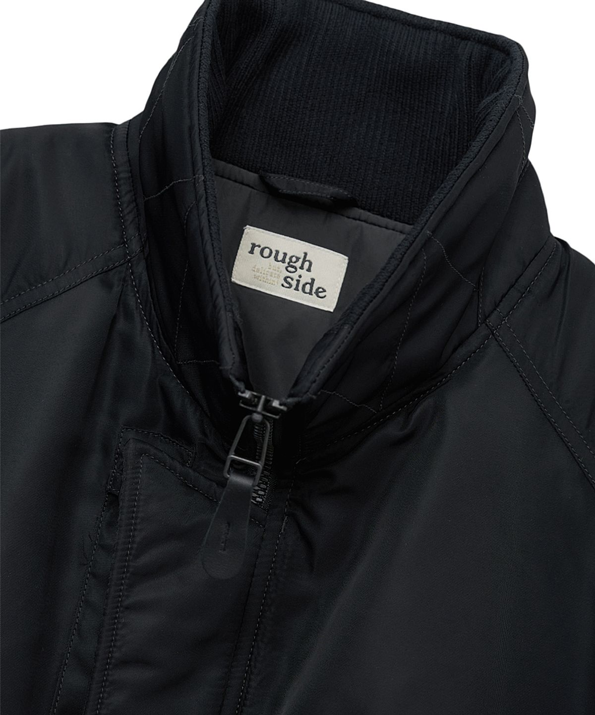 러프사이드(ROUGHSIDE) Aviator Bomber Ash Black