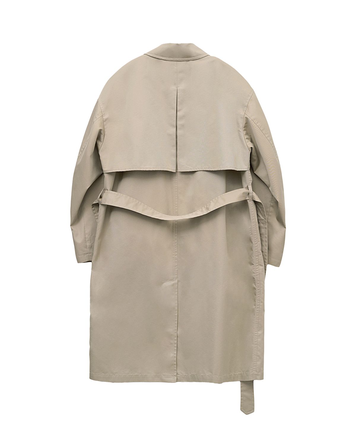 러프사이드(ROUGHSIDE) Belted Single Coat Sand Beige