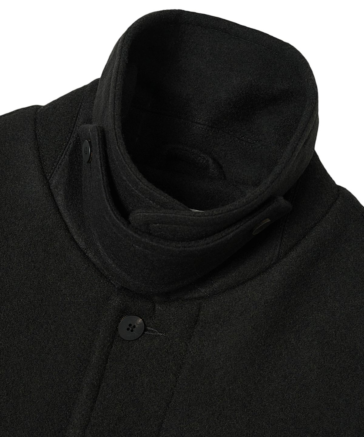 러프사이드(ROUGHSIDE) Rover Coat Ash Black