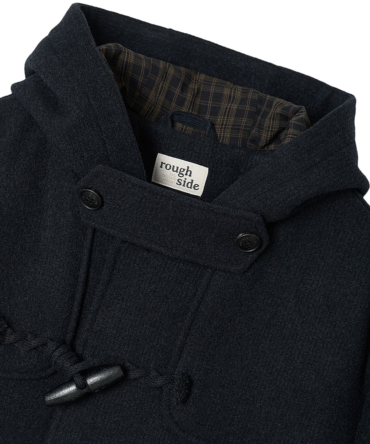 러프사이드(ROUGHSIDE) Duffle Coat Dark Navy